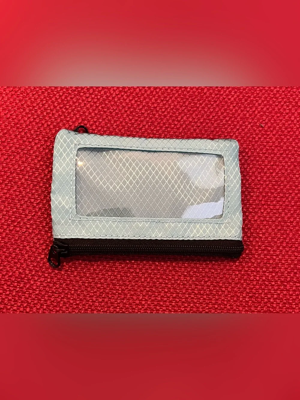 Chums Compact RFID Blocking Nylon Wallet Dual Zippered Camping HikeCard Holder